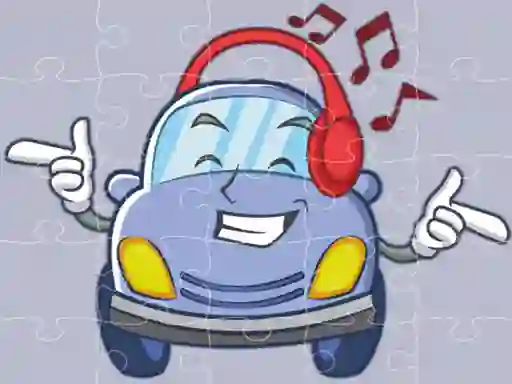 Xogo Smiling Cars Jigsaw en liña