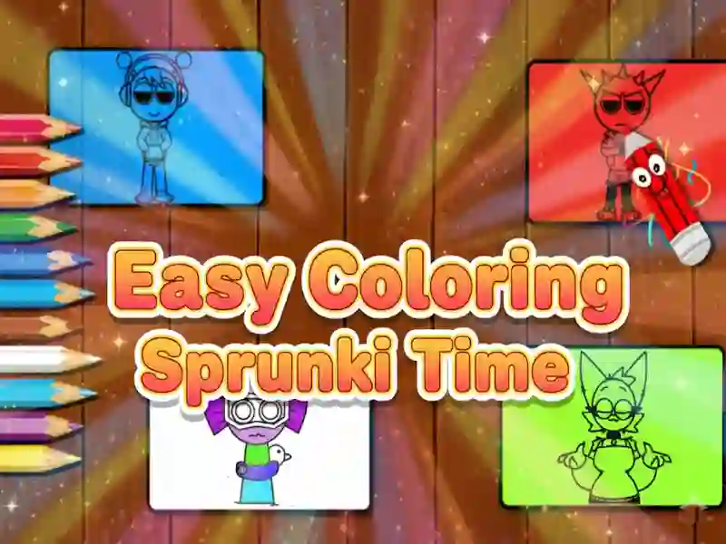 Xogo Easy Coloring Sprunki Time en liña