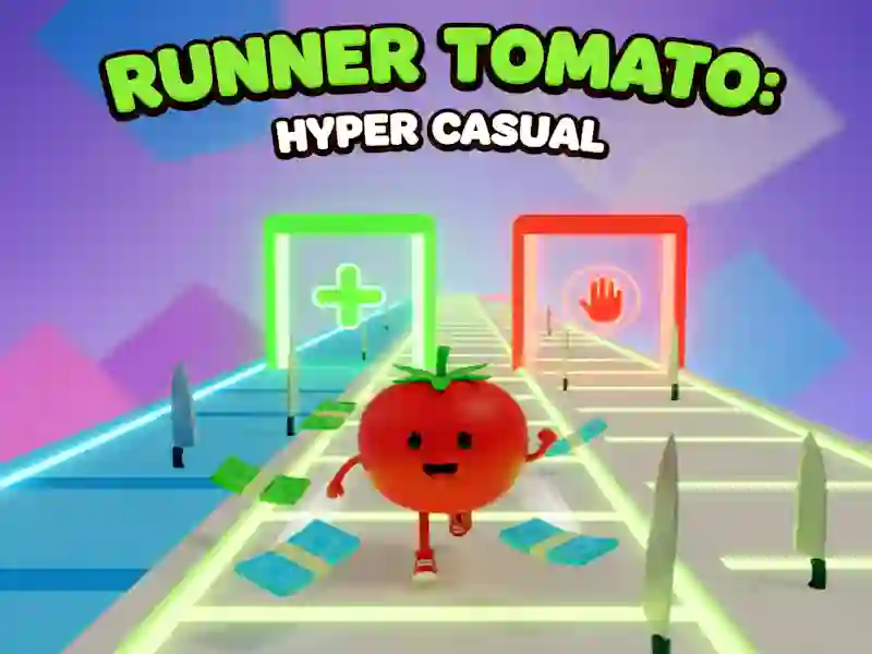 Xogo Runner Tomato: Hyper Casual en liña