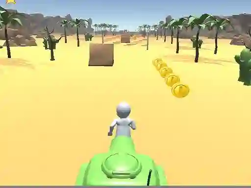 Xogo 3D Desert Parkour en liña