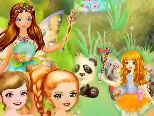 Xogo Fairy Dress Up Games For Girls en liña