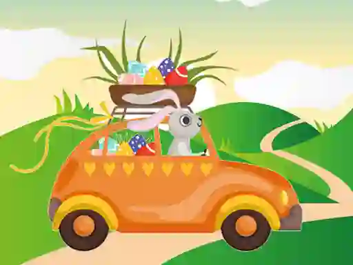 Xogo Bunnies Driving Cars Match 3 en liña