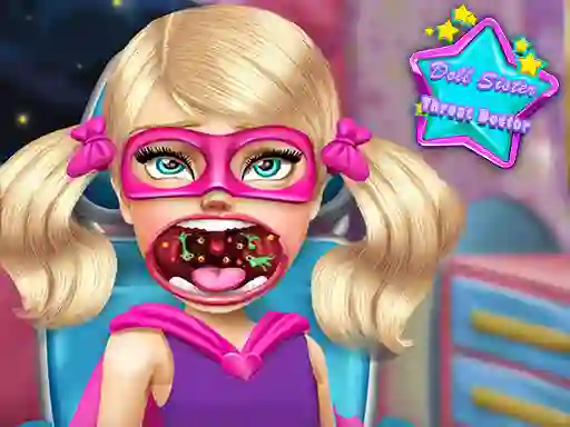 Xogo Doll Sister Throat Doctor en liña