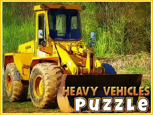 Xogo Heavy Vehicles Puzzle en liña