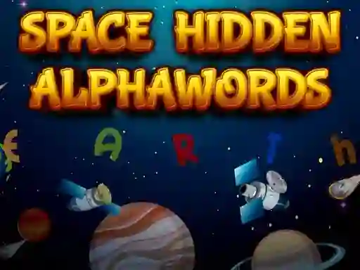 Xogo Space Hidden AlphaWords en liña