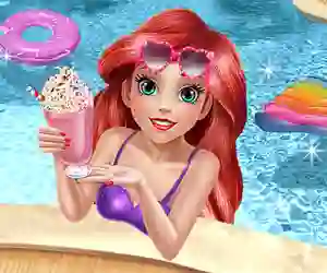 Xogo Mermaid Princess Pool Time en liña