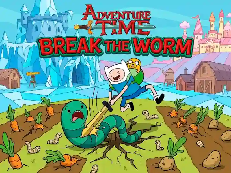Xogo Adventure Time Break the Worm en liña