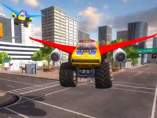 Xogo Real Flying Truck Simulator 3d en liña
