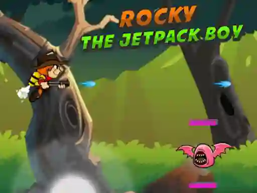 Xogo Rocky The Jetpack Boy en liña