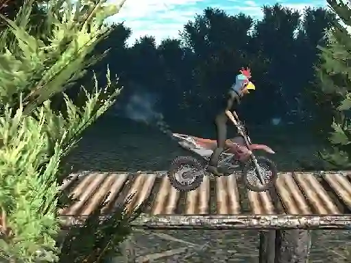Xogo Bike Trial Xtreme Forest en liña