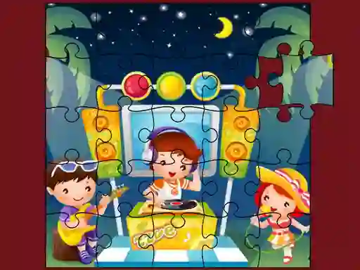 Xogo Cute Little Kids Jigsaw en liña