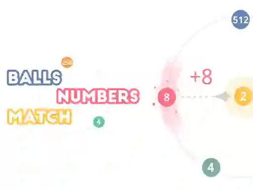 Xogo Balls Numbers Match en liña