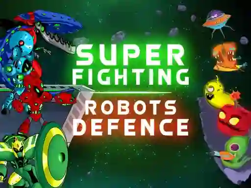 Xogo Super Fighting Robots Defense en liña