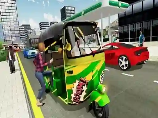 Xogo Indian Tricycle Rickshaw Simulator en liña