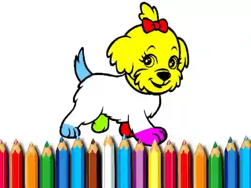 Xogo Back To School: Doggy Coloring Book en liña