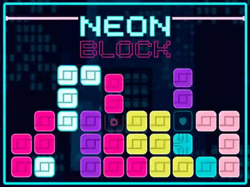 Xogo Neon Block en liña