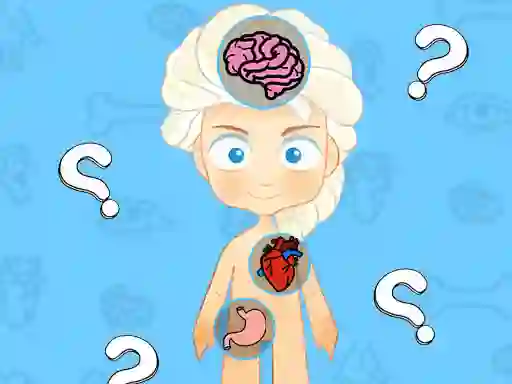 Xogo Frozen Learning The Body Online en liña