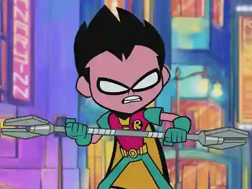 Xogo Teen Titans Go! Hidden Numbers en liña