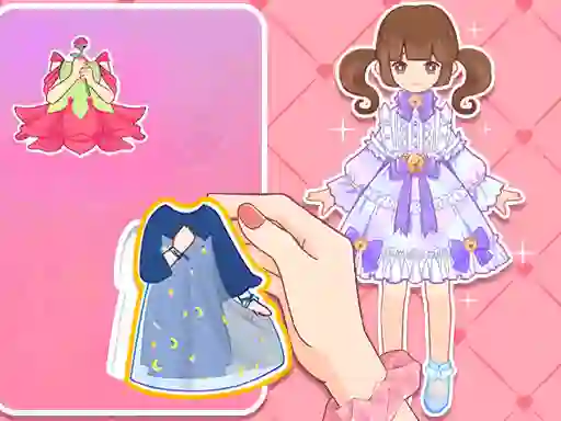 Xogo Paper Doll For Girls Dress Up en liña