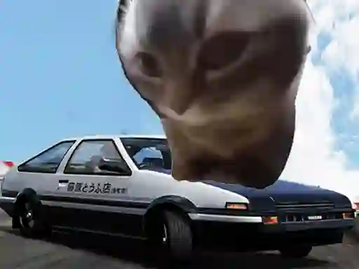 Xogo Car Stunt Chipi Chipi Chapa Chapa Cat en liña