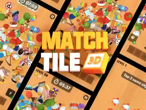 Xogo Match Tile 3d en liña