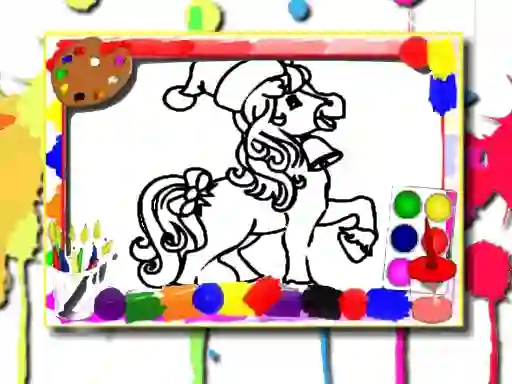 Xogo Horse Coloring Book en liña