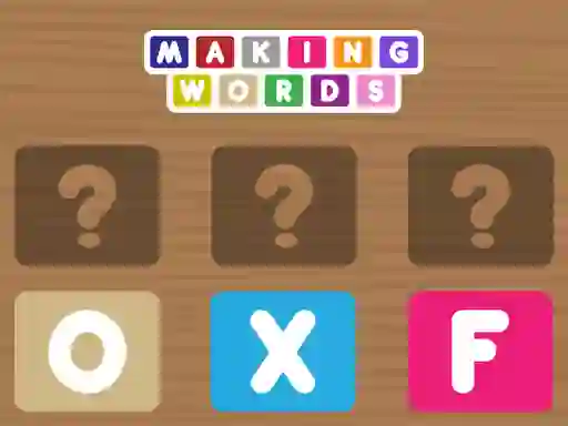 Xogo Making Words en liña