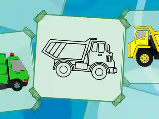 Xogo Truck Coloring Book en liña