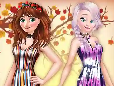 Xogo Princesses BFFs Fall Party en liña