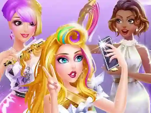 Xogo Superstar Hair Salon en liña