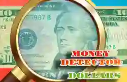 Xogo Money Detector: Dollars en liña