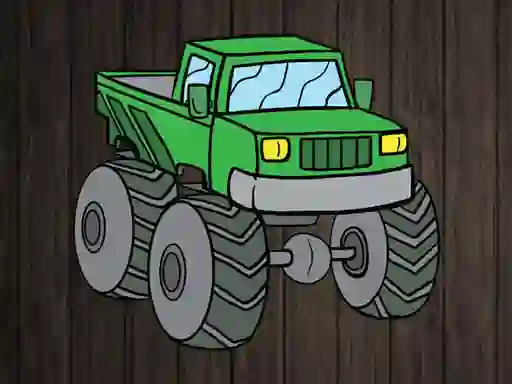 Xogo Monster Truck Jigsaw en liña