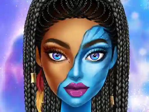 Xogo Blue Girls Make Up en liña