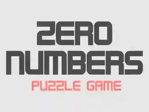 Xogo Zero Numbers Puzzle Game en liña