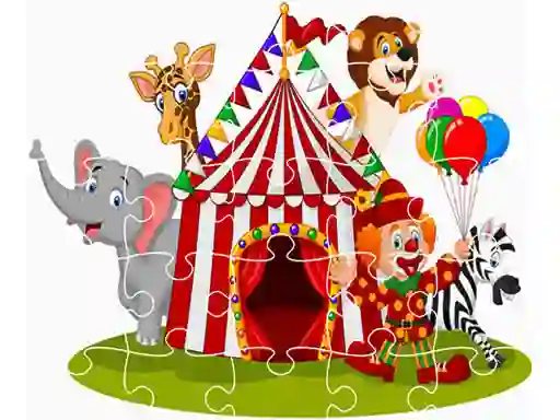 Xogo Party Animals Jigsaw en liña