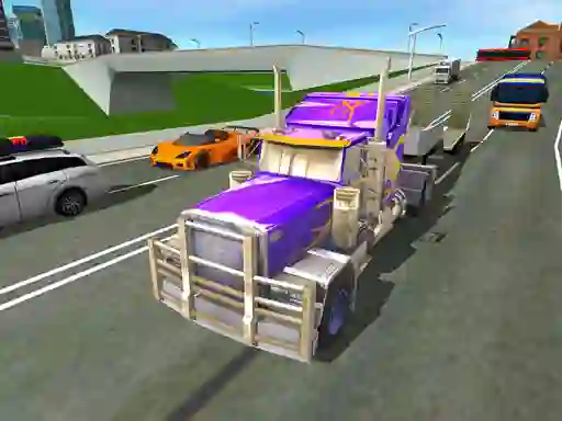 Xogo Euro Truck Driving Simulator 2018 3D en liña