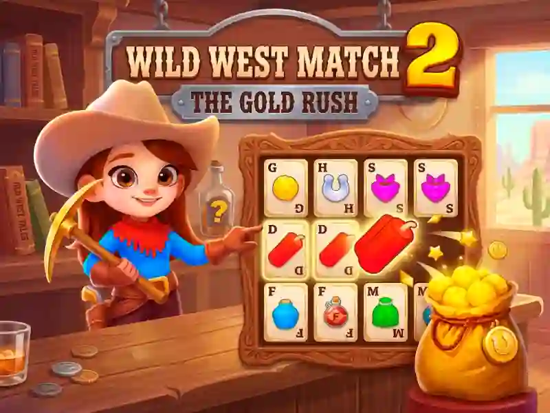 Xogo Wild West Match 2: The Gold Rush en liña