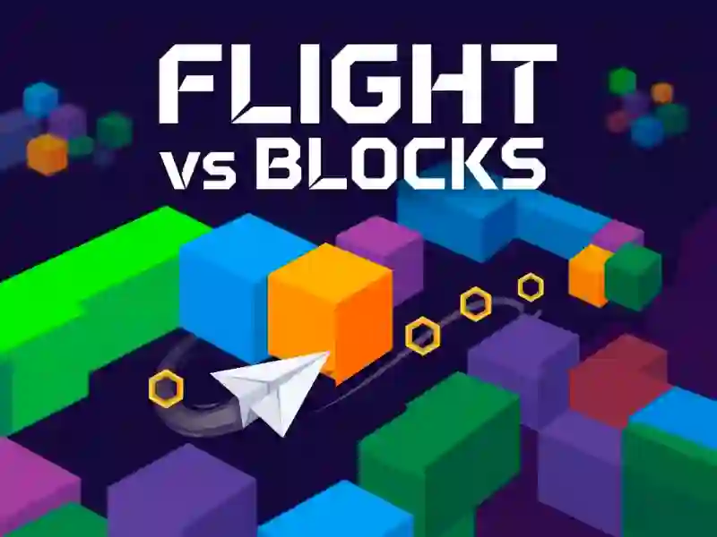 Xogo Flight vs Blocks en liña