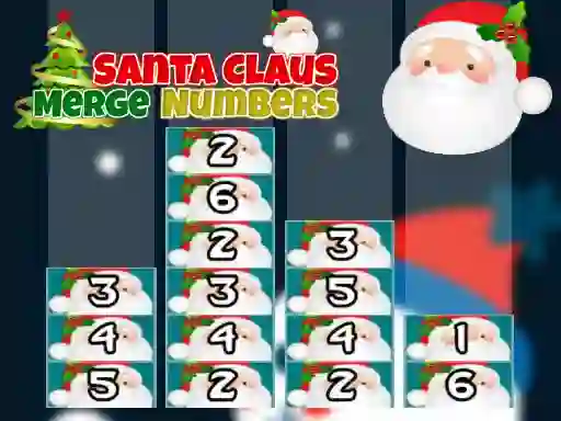 Xogo Santa Claus Merge Numbers en liña