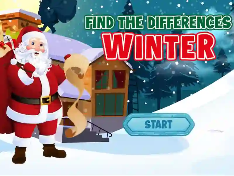 Xogo Find The Differences Winter en liña