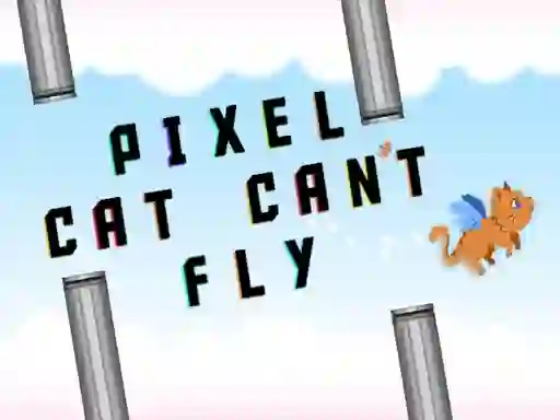 Xogo Pixel cat can't fly en liña