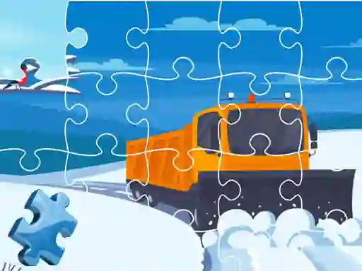 Xogo Winter Trucks Jigsaw en liña