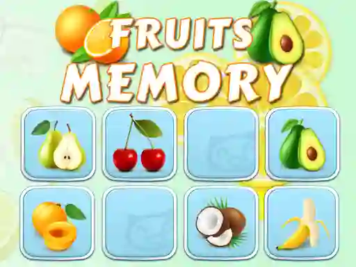 Xogo Fruits Memory en liña