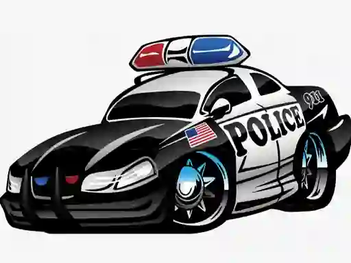 Xogo Police Cars Memory en liña