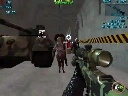 Xogo Zombie Apocalypse Bunker Survival Z en liña