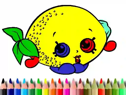 Xogo Back To School: Fruits Coloring Book en liña