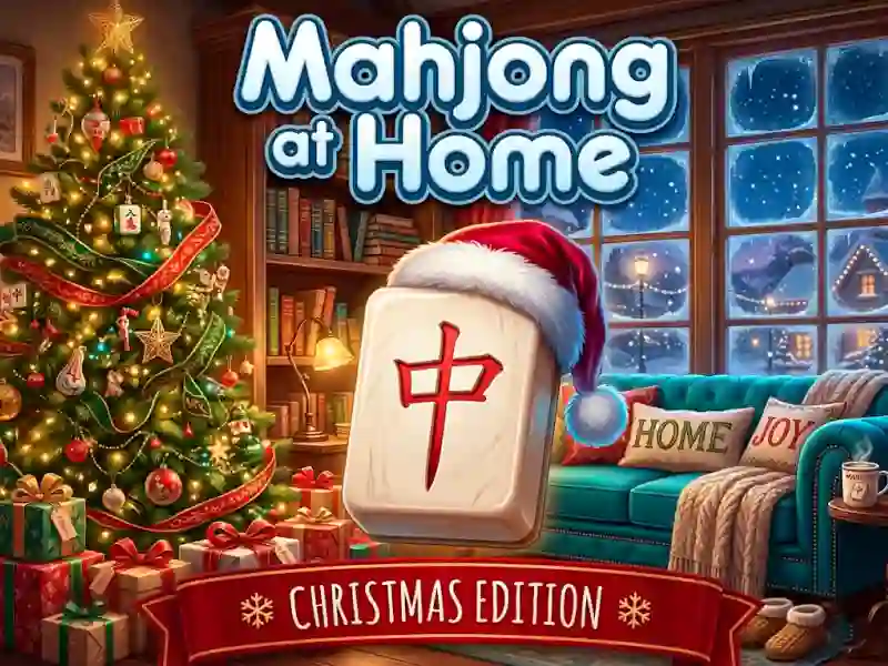 Xogo Mahjong At Home Xmas Edition en liña