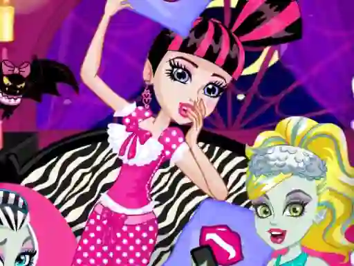 Xogo Monster Slumber Party Funny Faces en liña