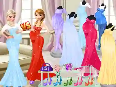 Xogo Pregnant Princesses Fashion Dressing Room en liña