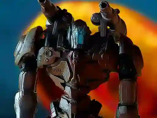 Xogo Metal Robot Puzzle en liña